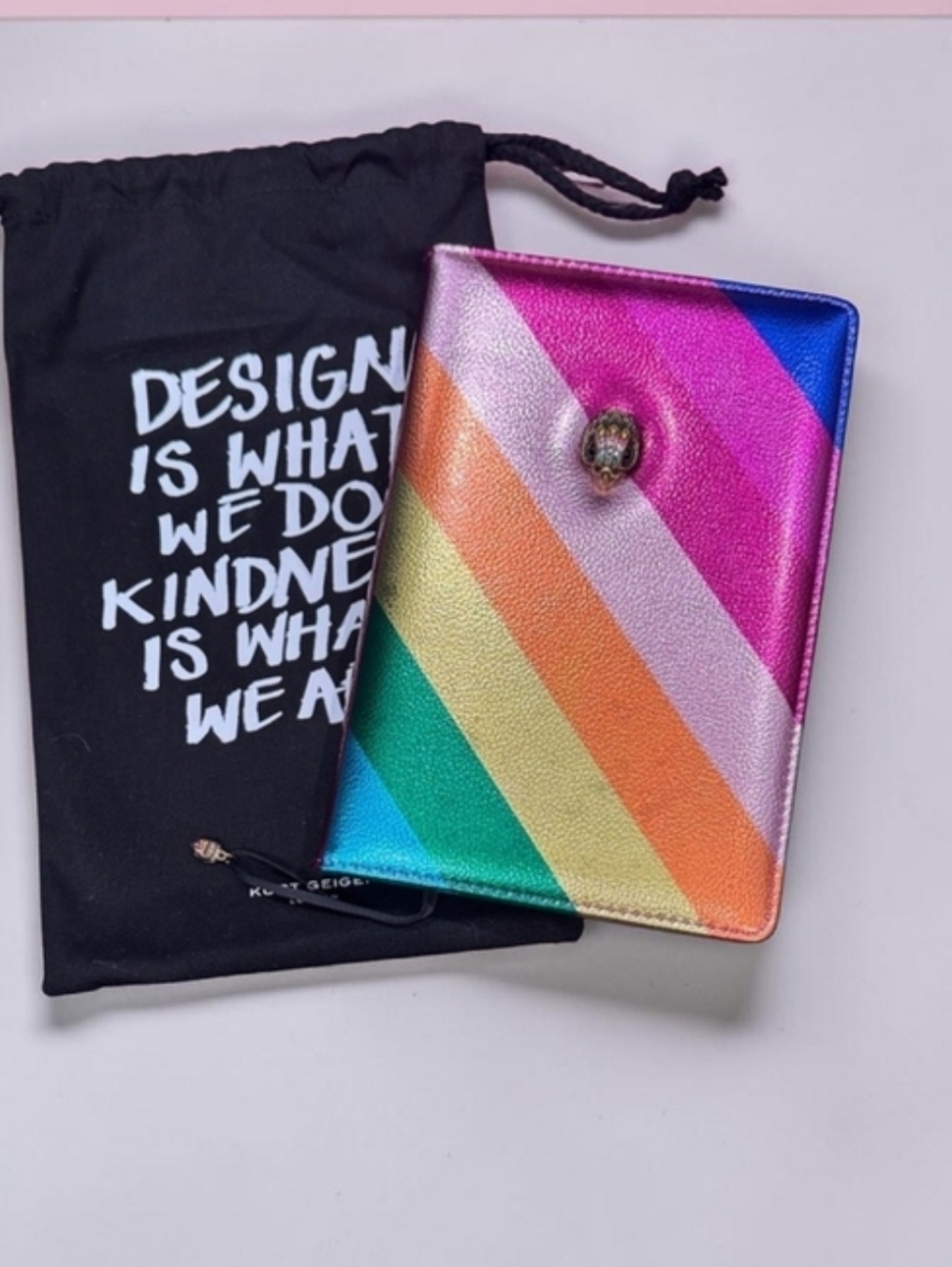 Kurt Geiger London Eagle Head Notebook/Dustbag